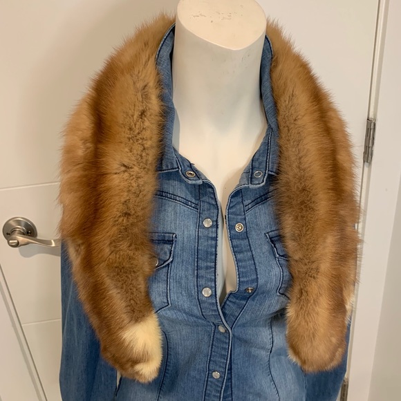 Vintage red fox fur stole scarf collar ‼️ - Picture 6 of 12